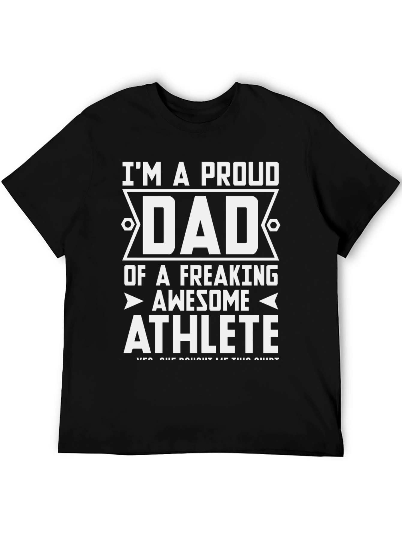 Proud Dad Athlete Graphic Tee