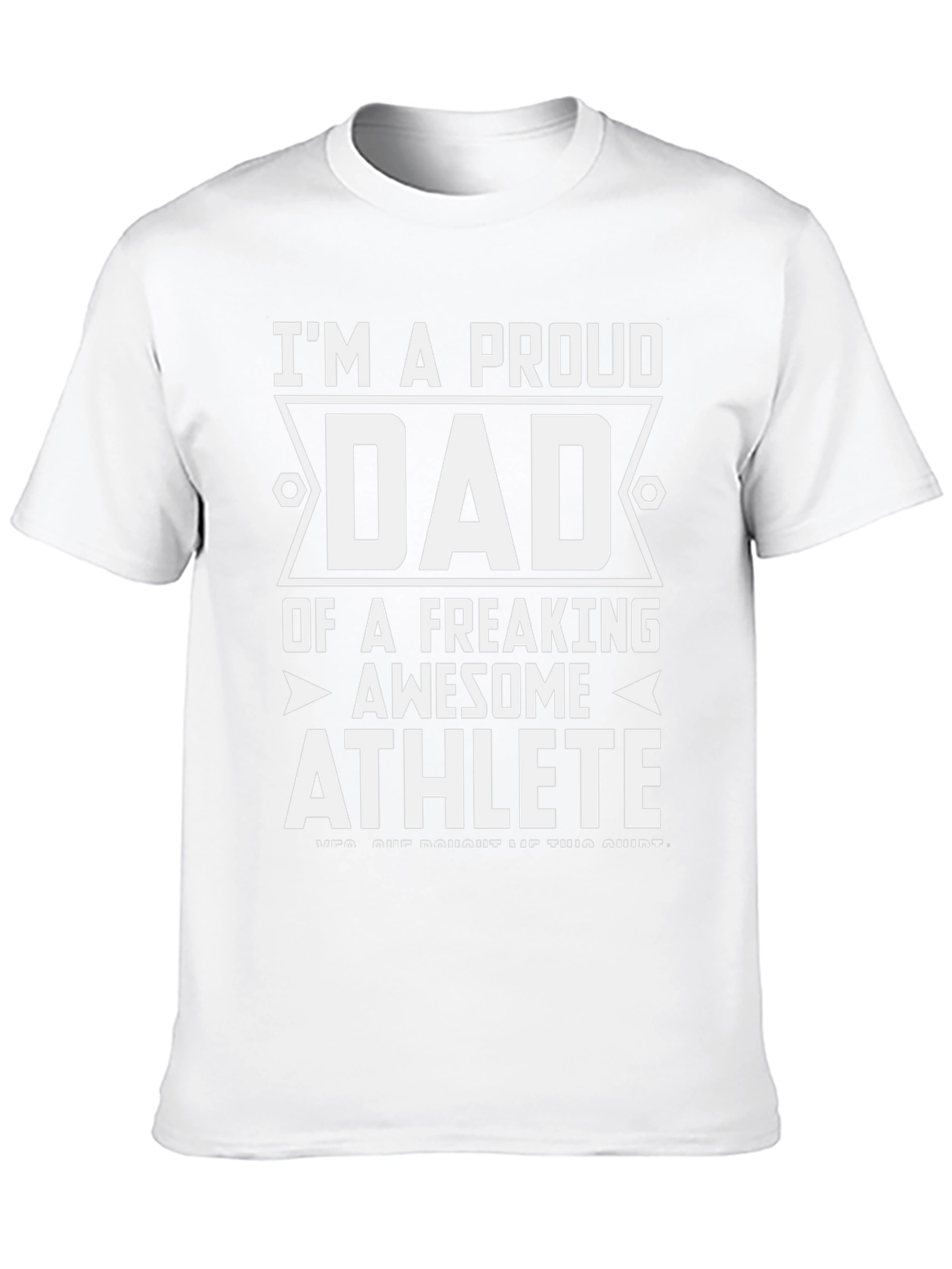 Proud Dad Athlete Graphic Tee