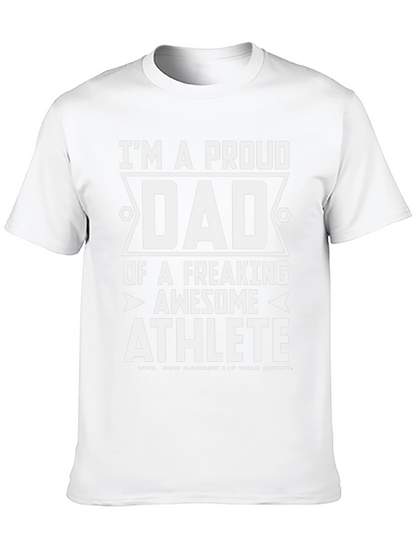 Proud Dad Athlete Graphic Tee