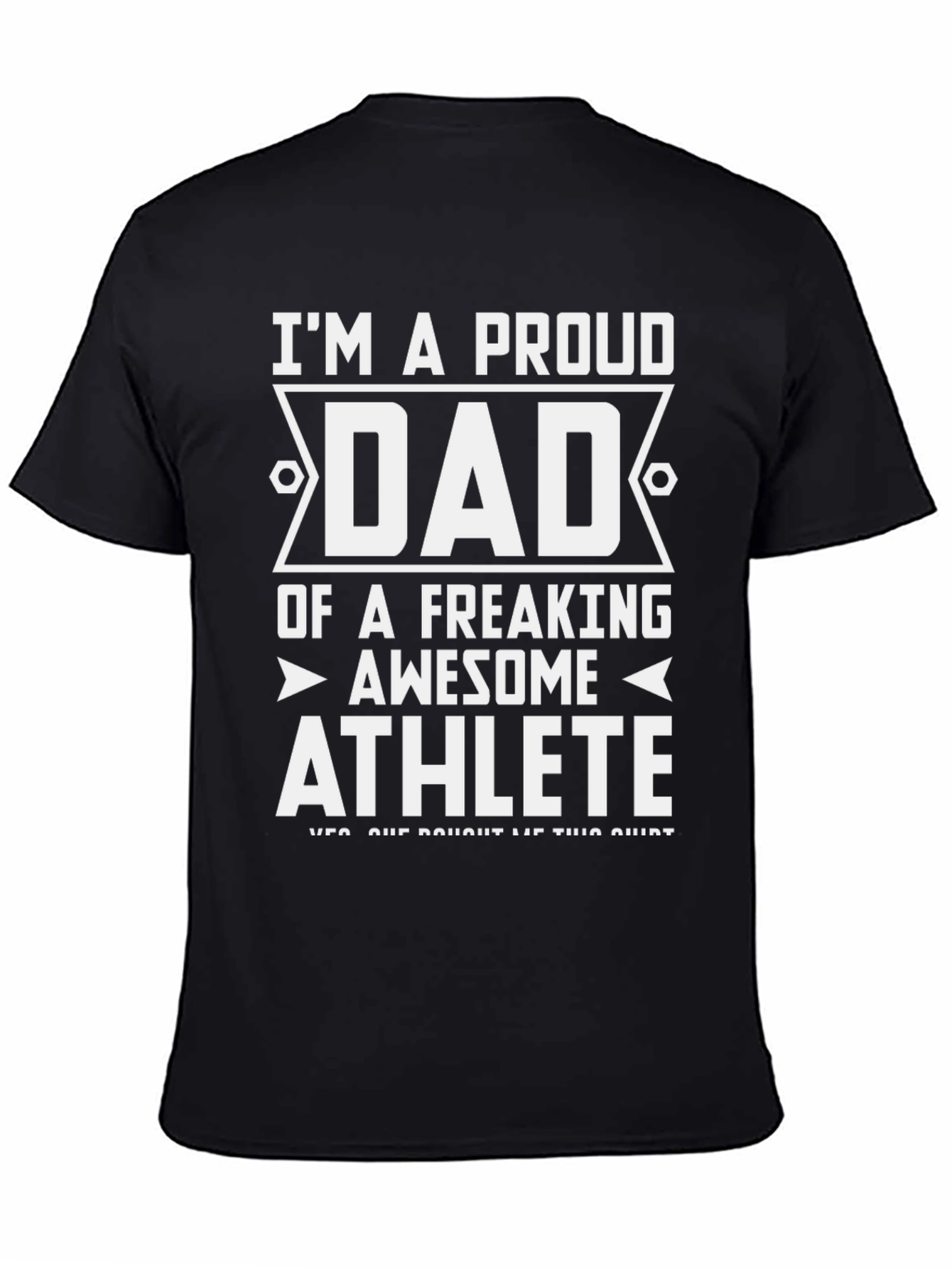 Proud Dad Athlete Graphic Tee