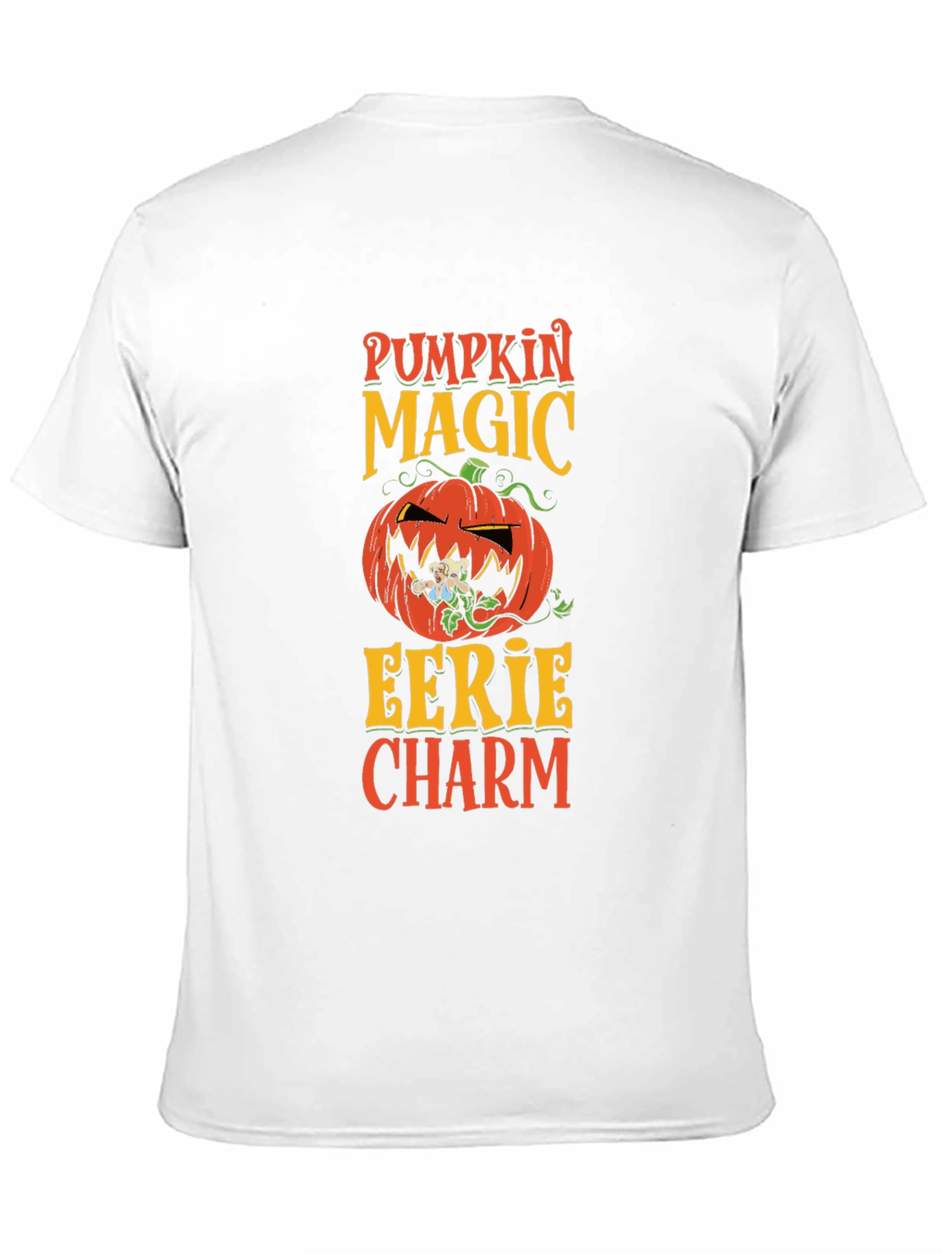 Pumpkin Magic Eerie Charm Halloween T-Shirt