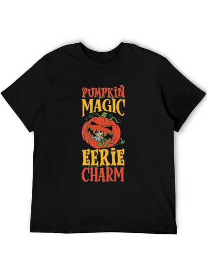 Pumpkin Magic Eerie Charm Halloween T-Shirt