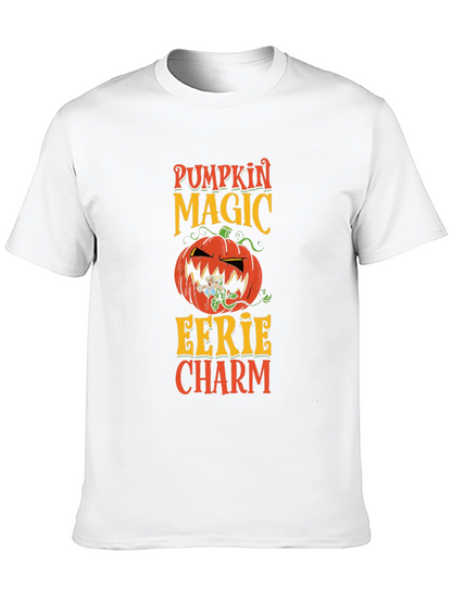 Pumpkin Magic Eerie Charm Halloween T-Shirt