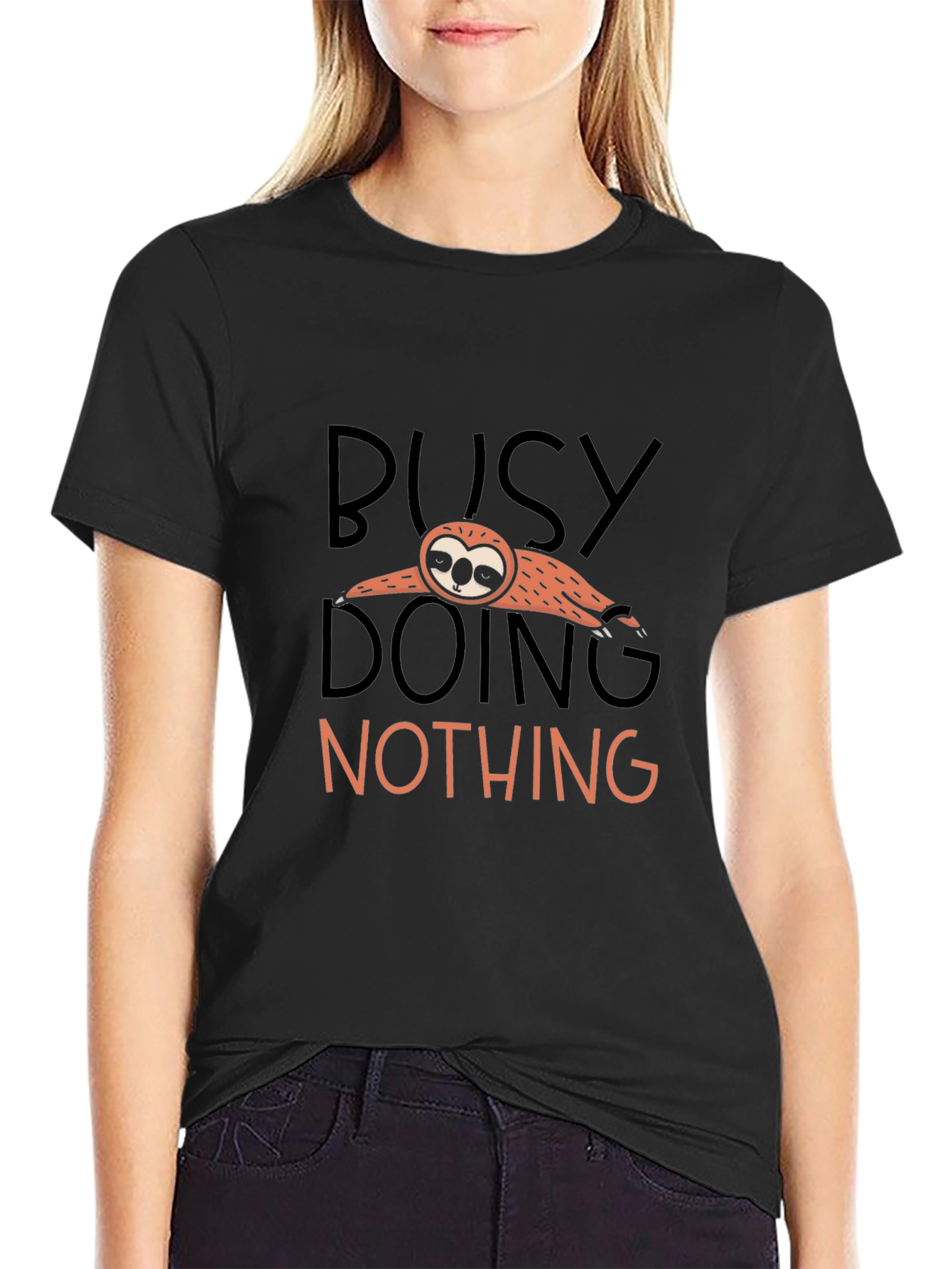 Busy Doing Nothing Sloth T-Shirt