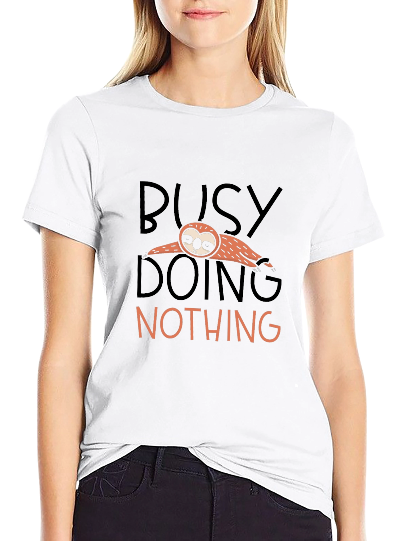 Busy Doing Nothing Sloth T-Shirt