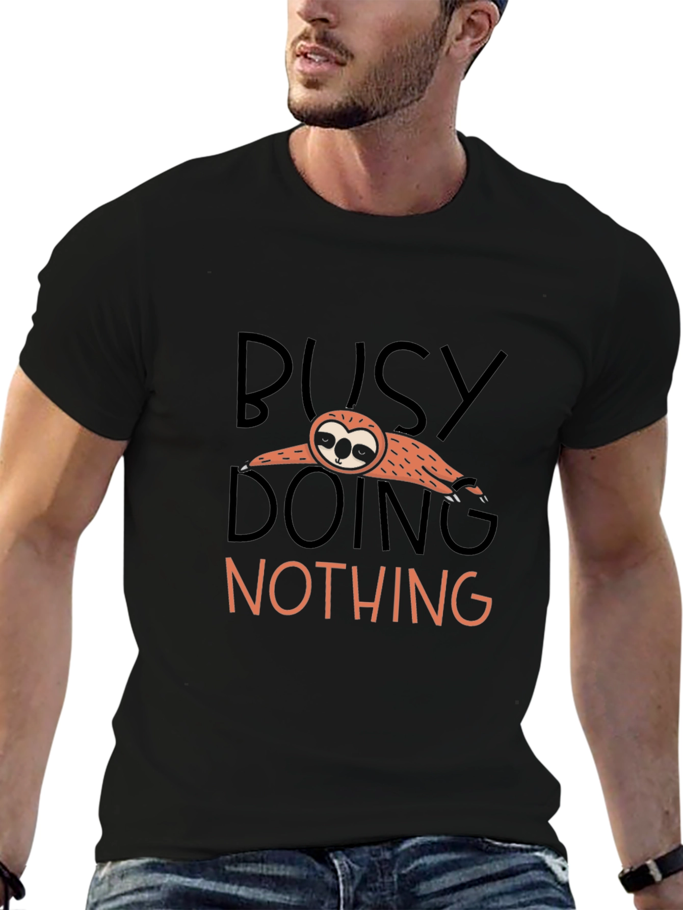 Busy Doing Nothing Sloth T-Shirt