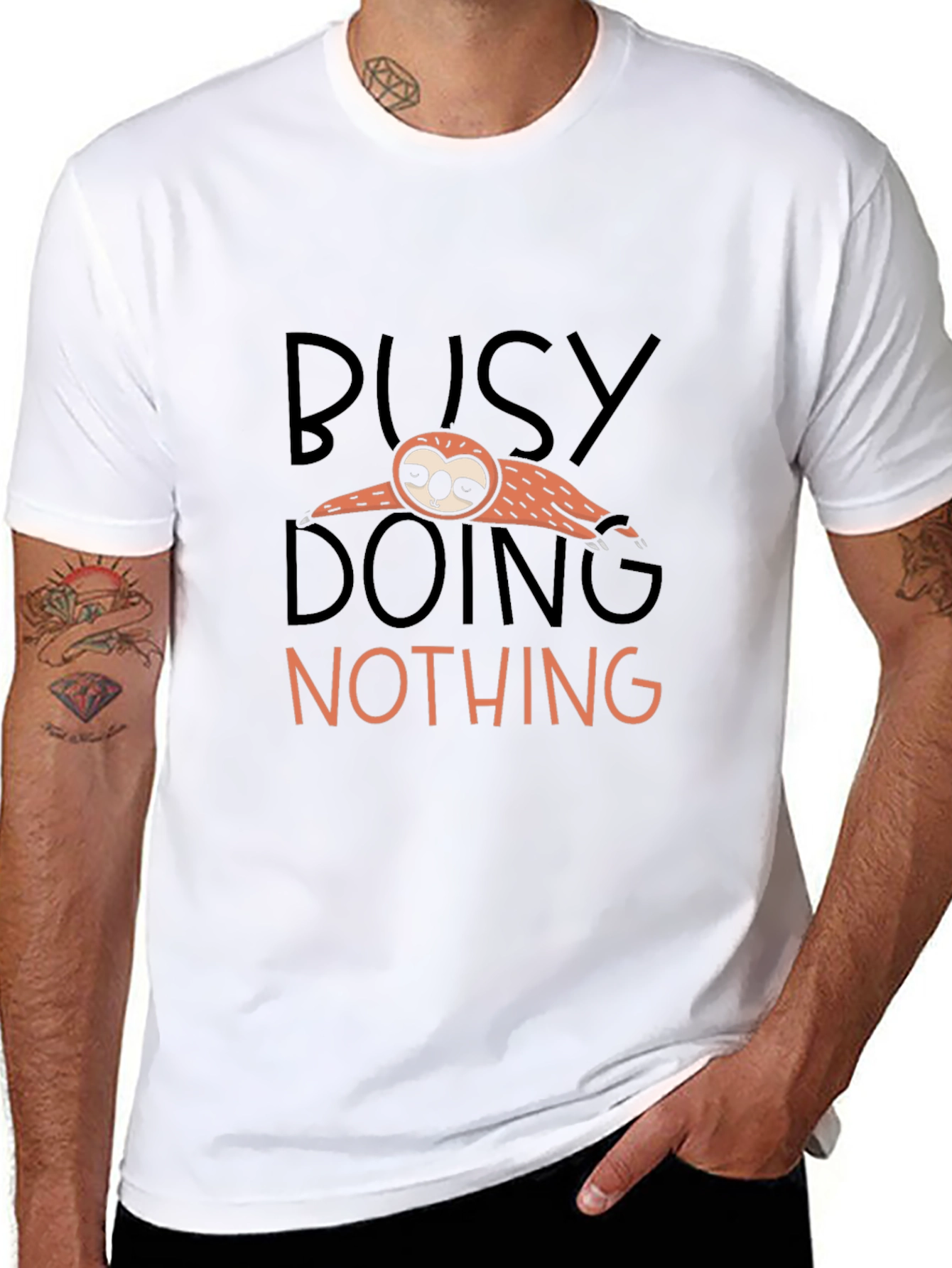 Busy Doing Nothing Sloth T-Shirt