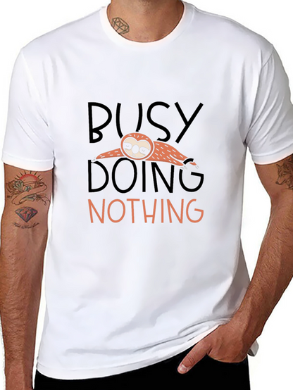 Busy Doing Nothing Sloth T-Shirt