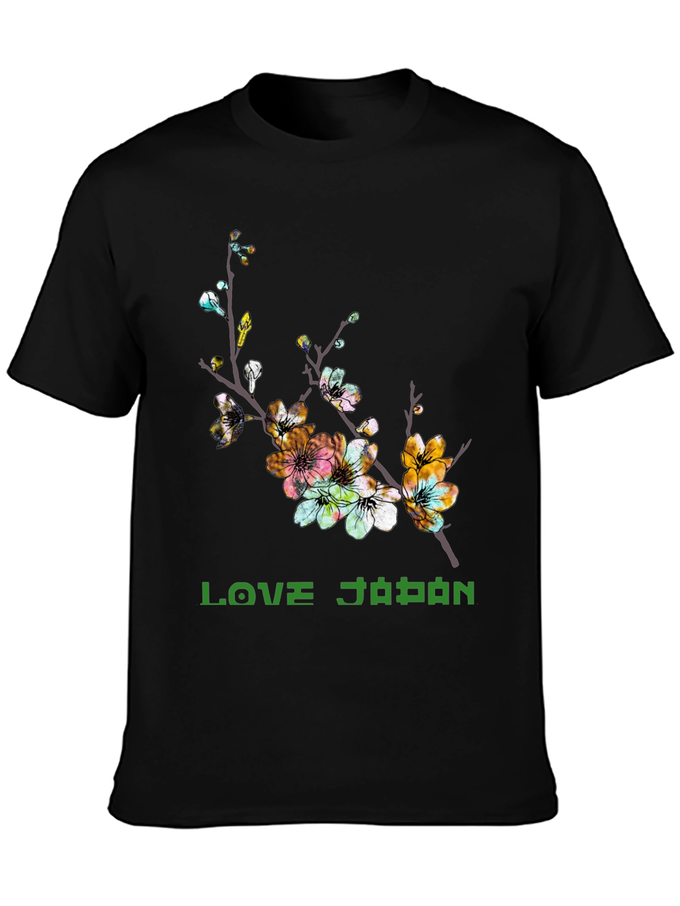Love Japan Cherry Blossom Graphic T-Shirt