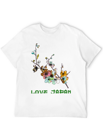 Love Japan Cherry Blossom Graphic T-Shirt