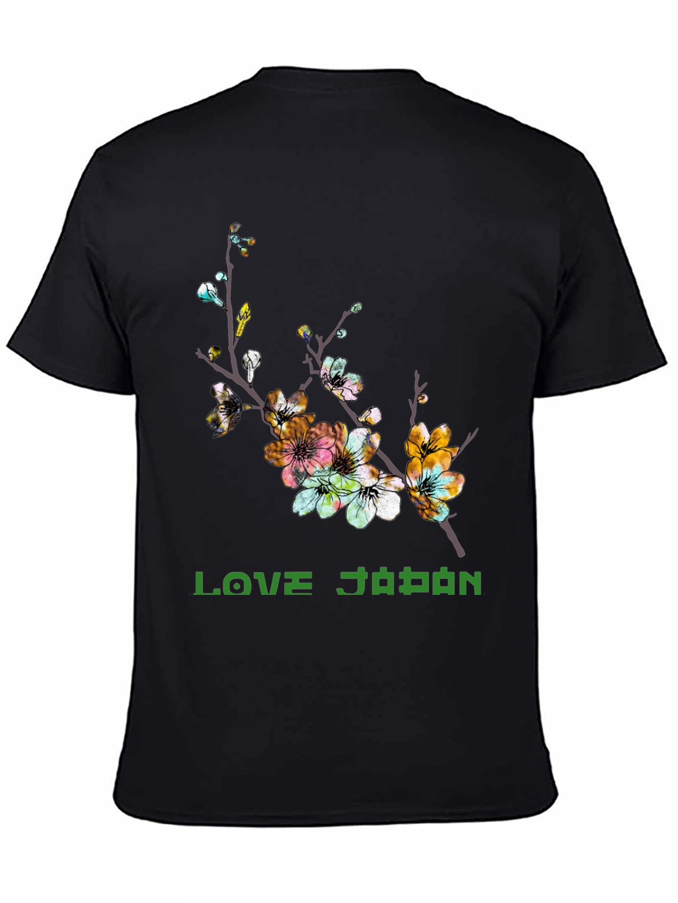 Love Japan Cherry Blossom Graphic T-Shirt
