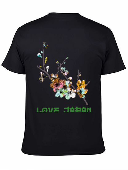 Love Japan Cherry Blossom Graphic T-Shirt