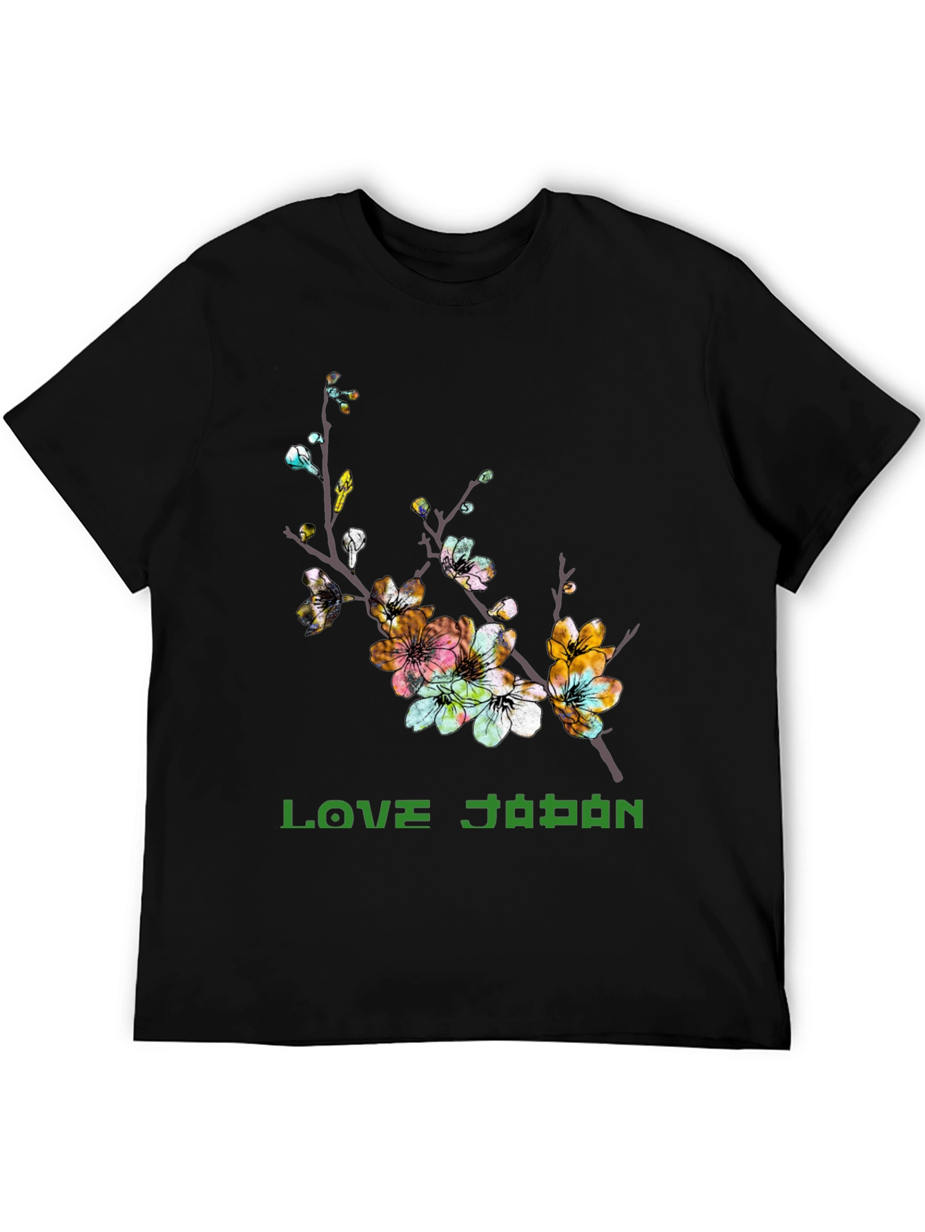 Love Japan Cherry Blossom Graphic T-Shirt