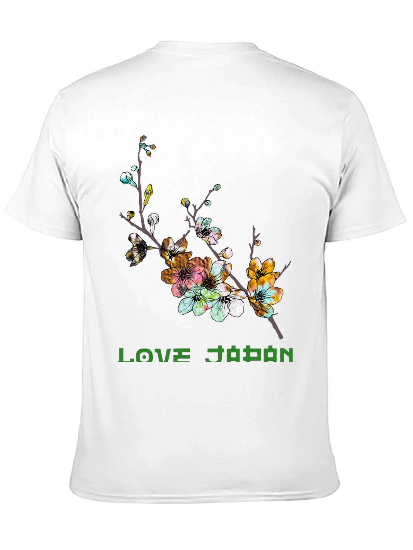 Love Japan Cherry Blossom Graphic T-Shirt
