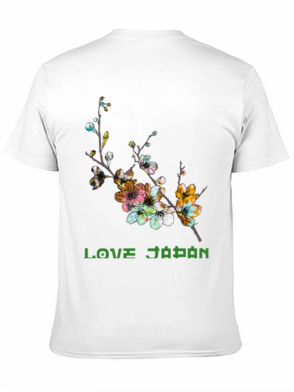 Love Japan Cherry Blossom Graphic T-Shirt