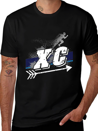 XC Cross Country Running T-Shirt Arrow Graphic