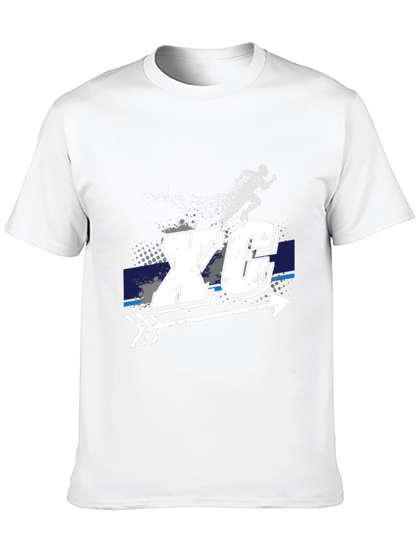 XC Cross Country Running T-Shirt Arrow Graphic