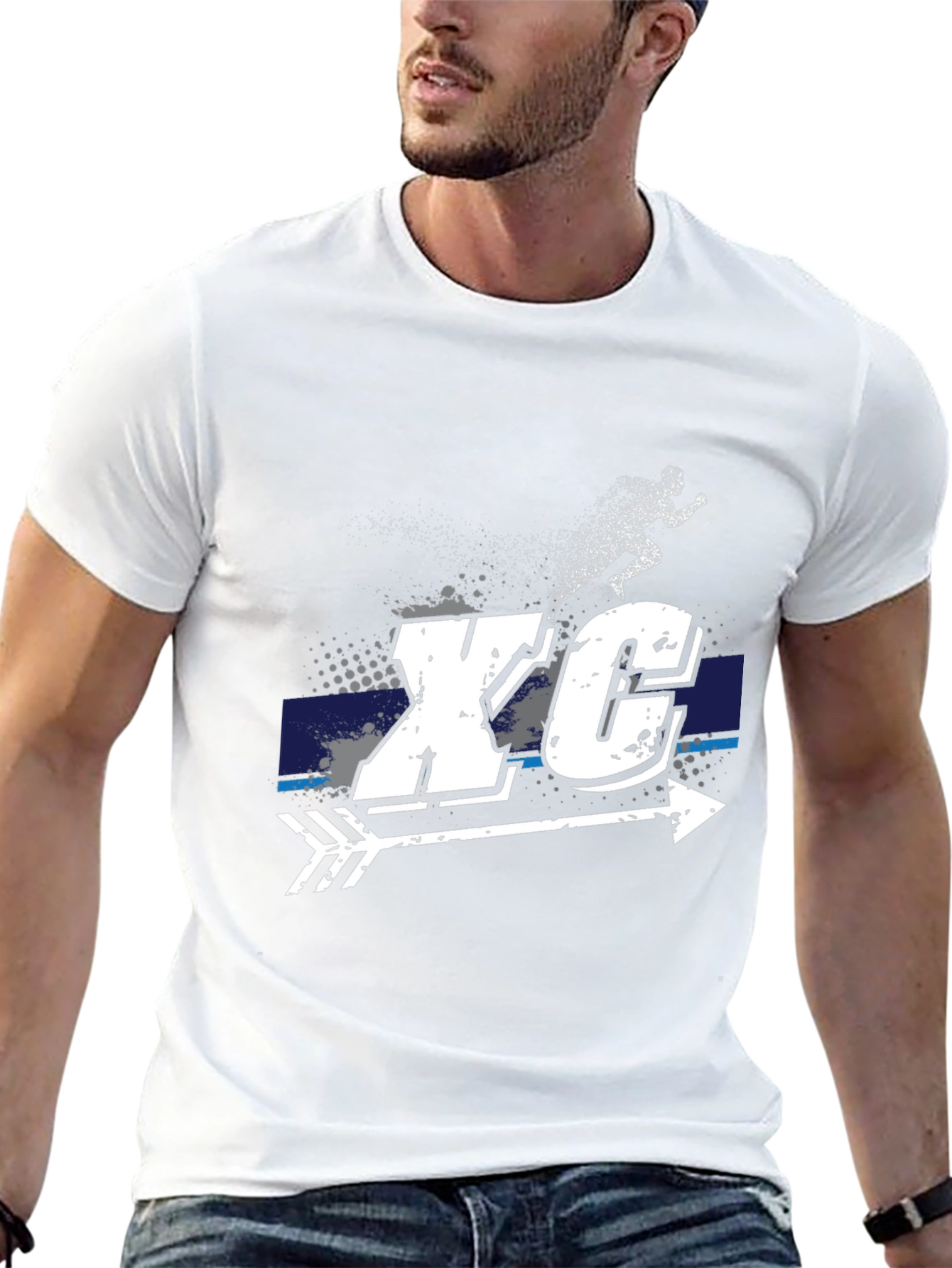XC Cross Country Running T-Shirt Arrow Graphic