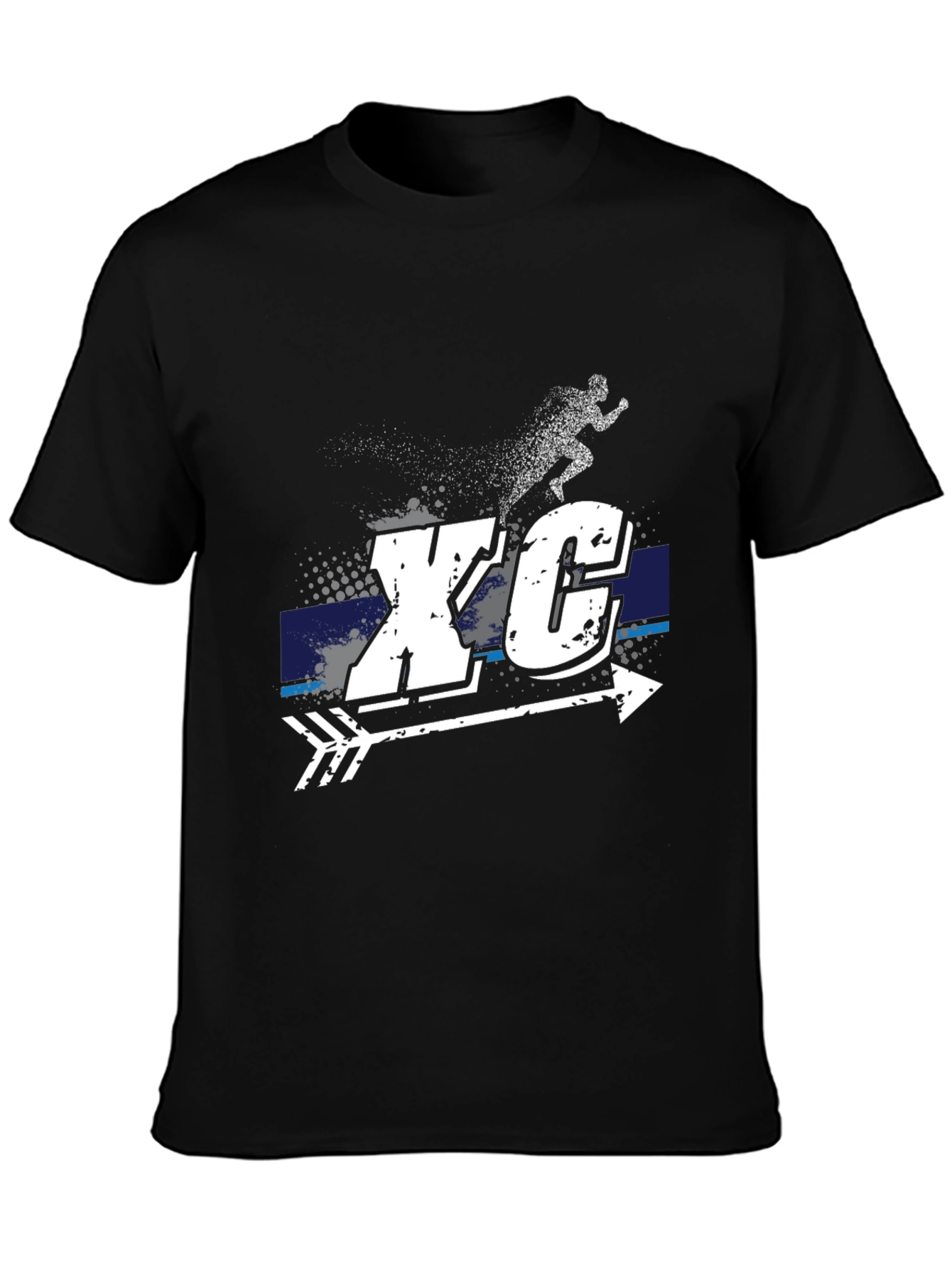 XC Cross Country Running T-Shirt Arrow Graphic