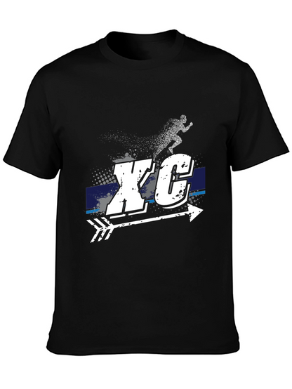 XC Cross Country Running T-Shirt Arrow Graphic
