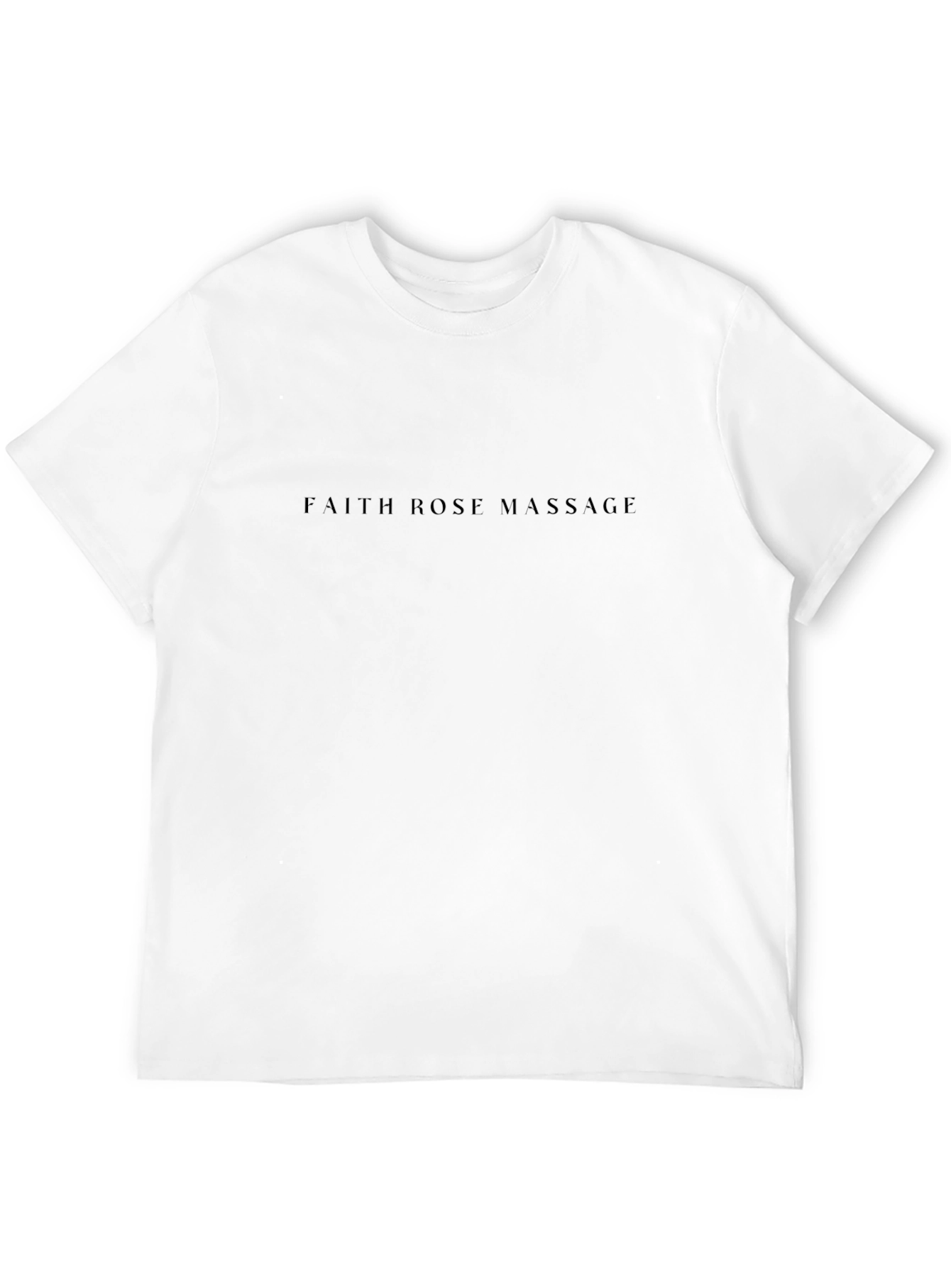 Faith Rose Massage Black T-Shirt