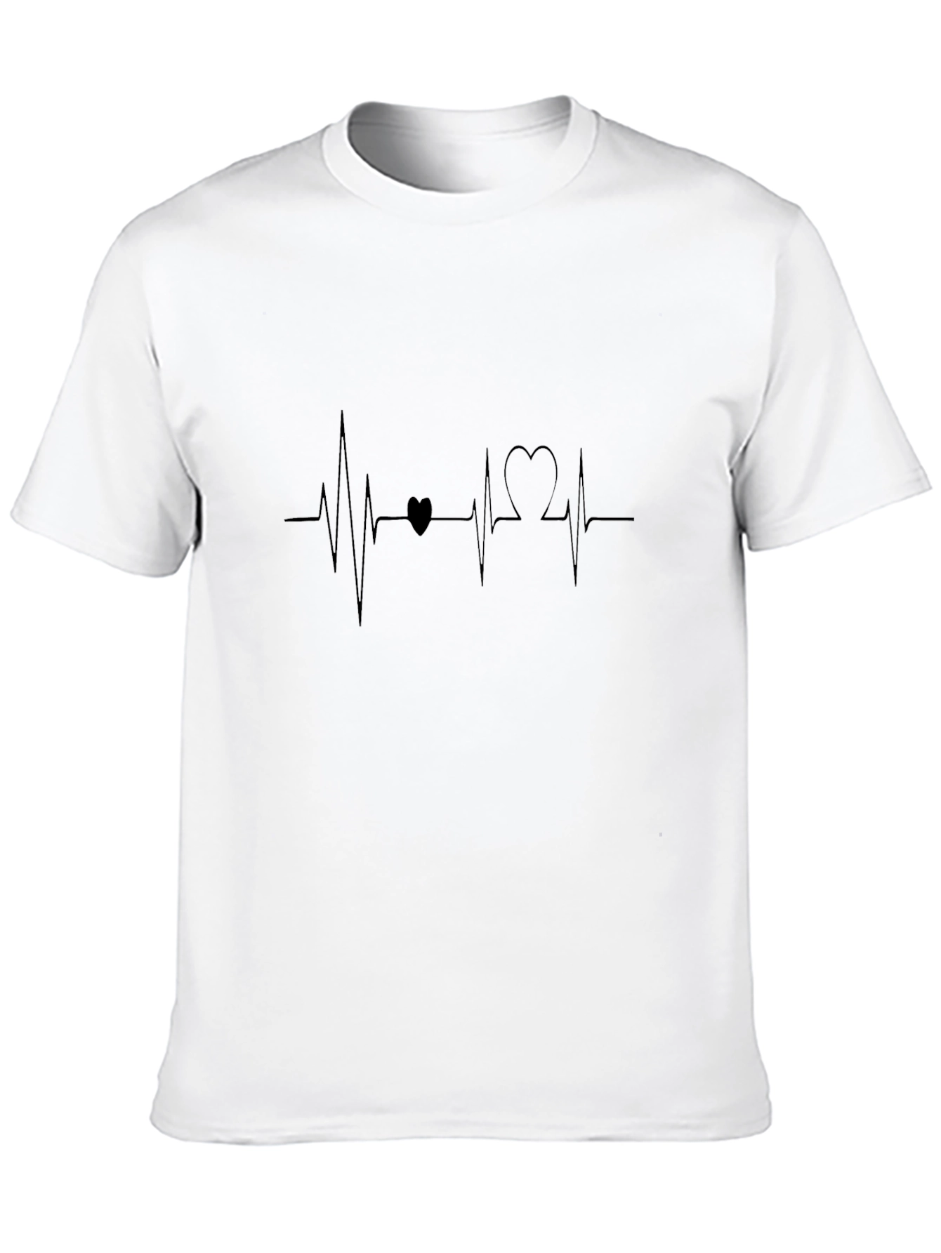 Heartbeat Love Tee - Stylish Graphic T-Shirt