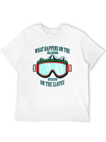 What Happens On The Slopes Graphic T-Shirt
