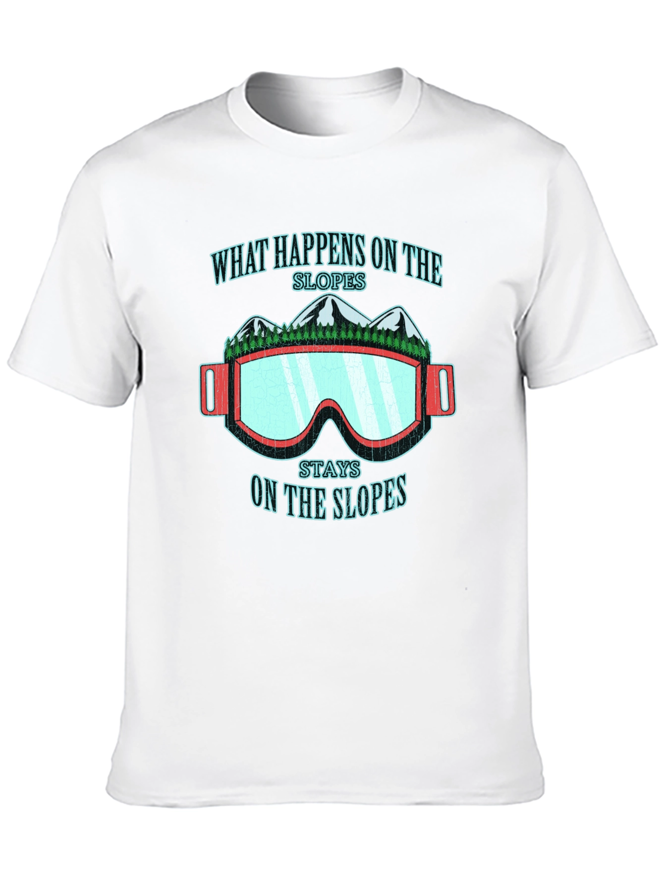 What Happens On The Slopes Graphic T-Shirt
