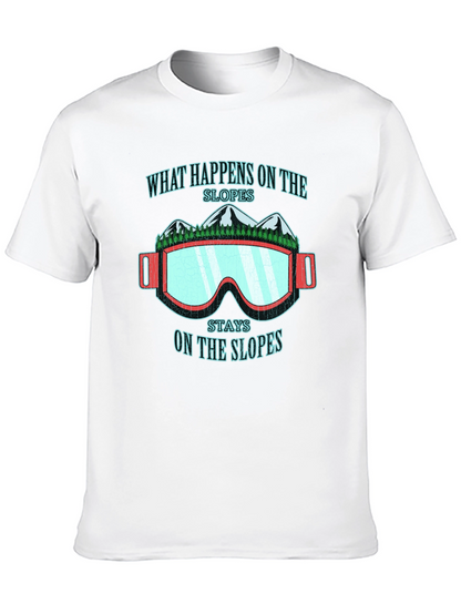 What Happens On The Slopes Graphic T-Shirt