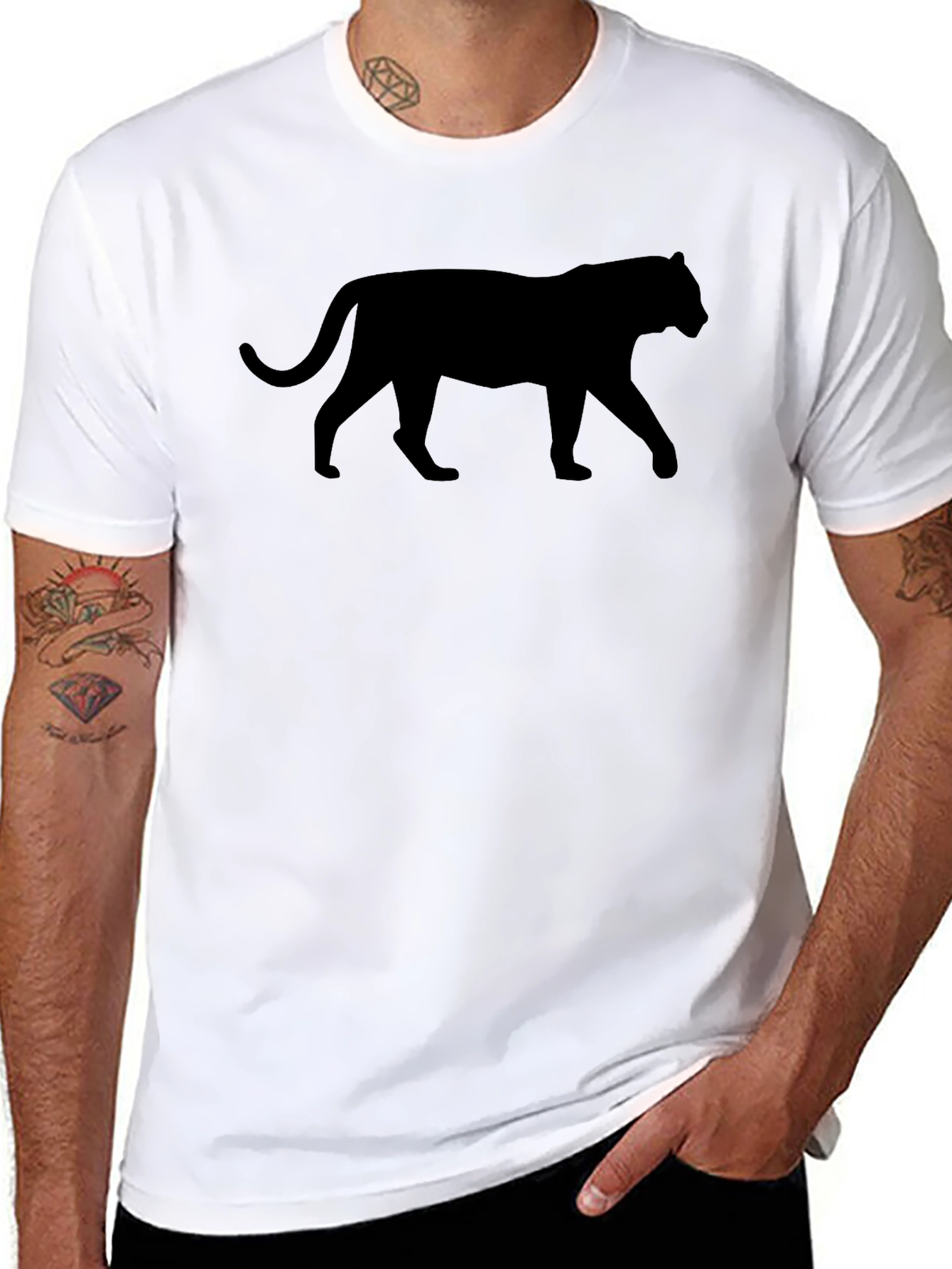 Black Panther Graphic Tee - Stylish Mens T-Shirt