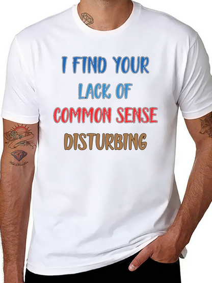 Funny Sarcastic Statement Black T-Shirt