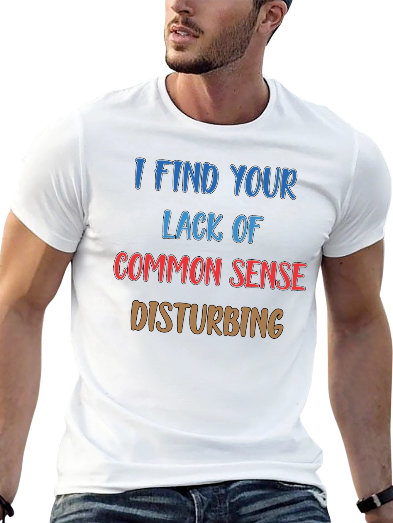 Funny Sarcastic Statement Black T-Shirt