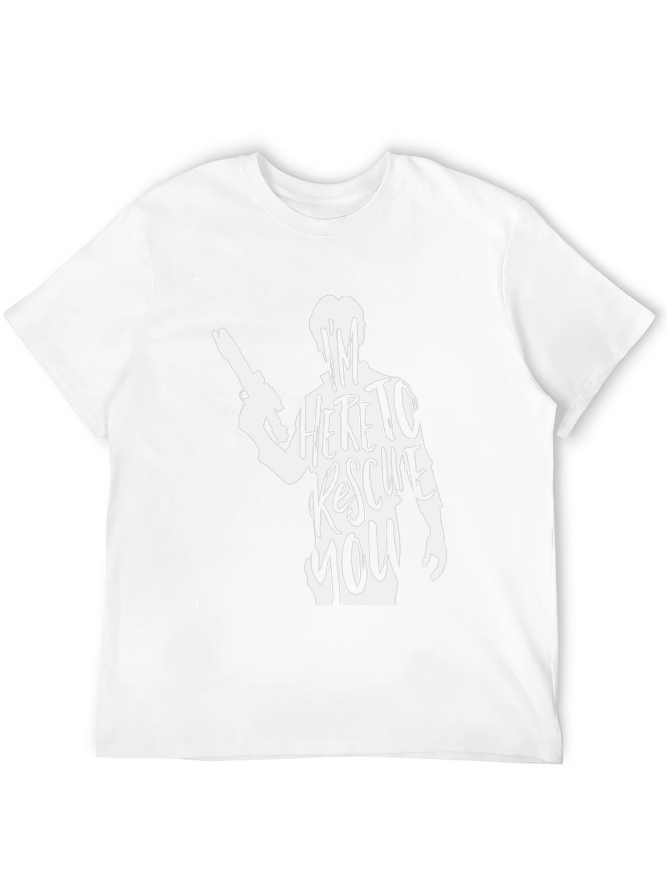 Im Here to Rescue You T-Shirt - Black