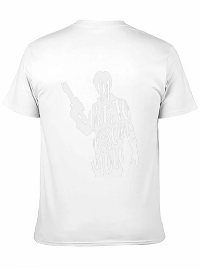 Im Here to Rescue You T-Shirt - Black