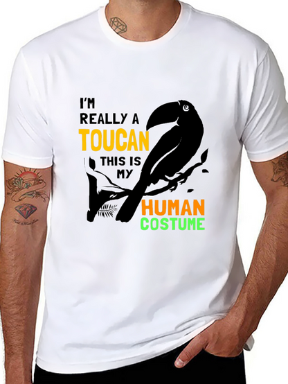 Toucan in Human Costume Graphic Tee