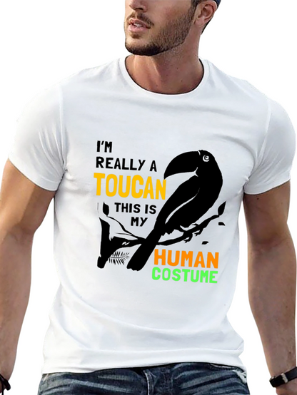 Toucan in Human Costume Graphic Tee
