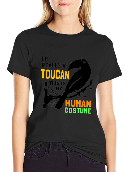 Toucan in Human Costume Graphic Tee