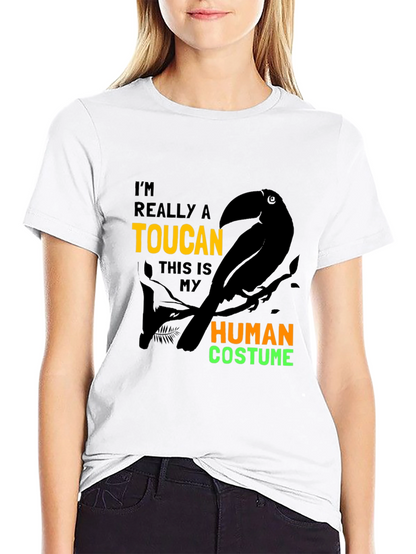 Toucan in Human Costume Graphic Tee