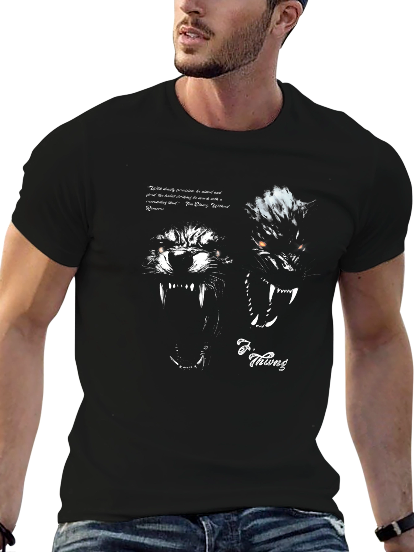 F.Thung Werewolf Graphic T-Shirt
