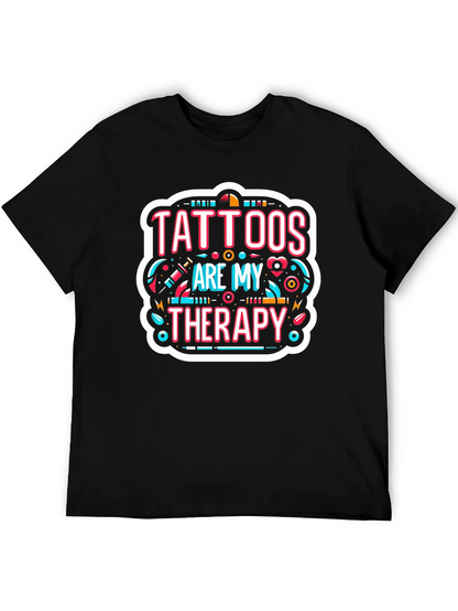 Tattoos Are My Therapy Graphic Tee