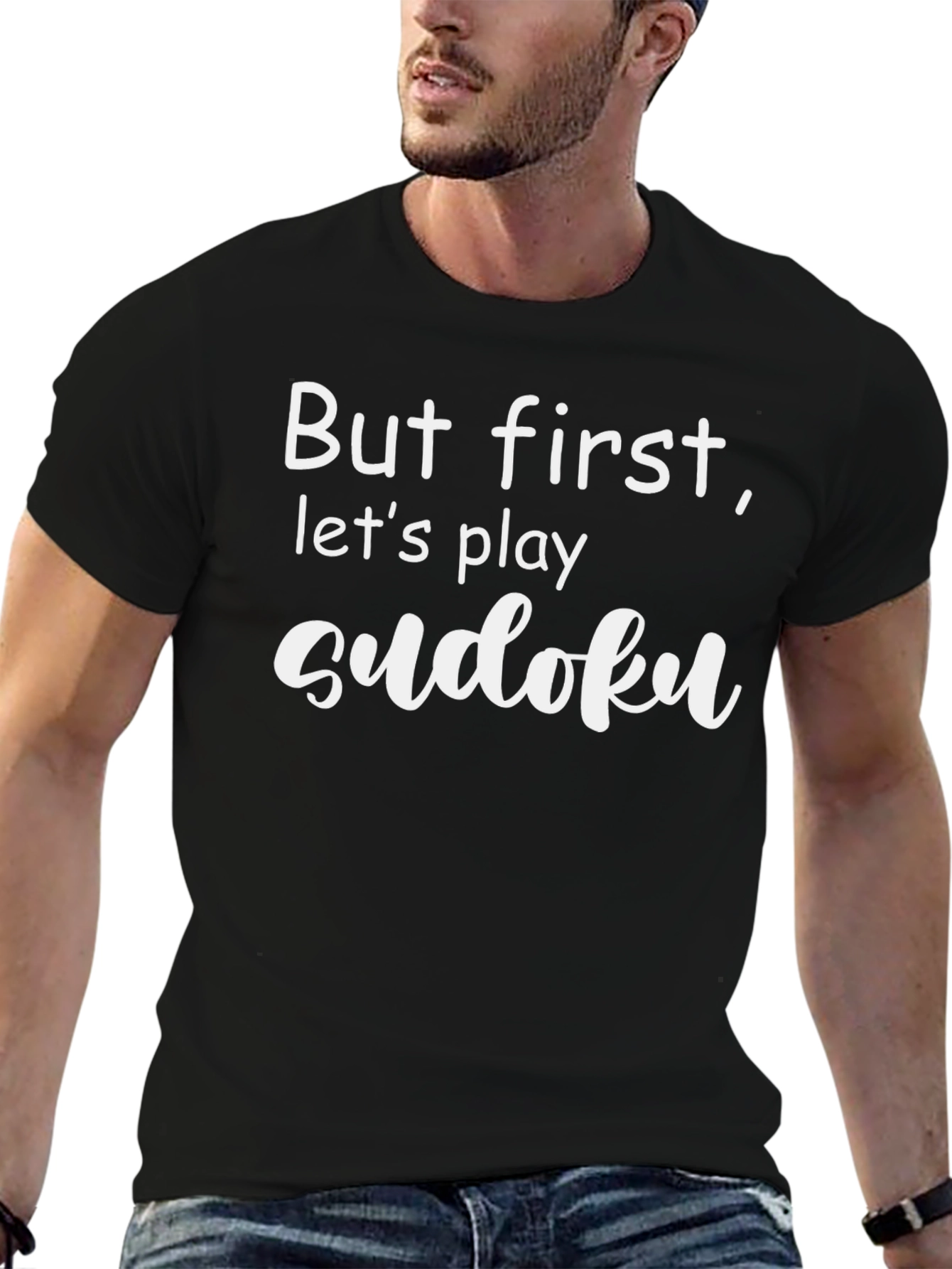 Sudoku T-Shirt: But First Lets Play Sudoku!