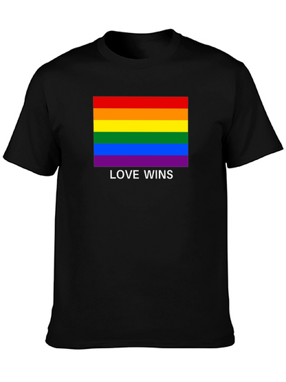 Love Wins Rainbow Pride T-Shirt