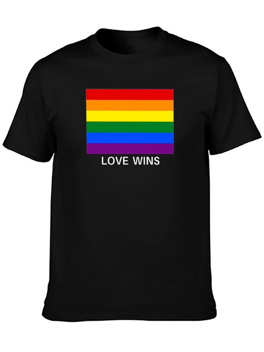 Love Wins Rainbow Pride T-Shirt