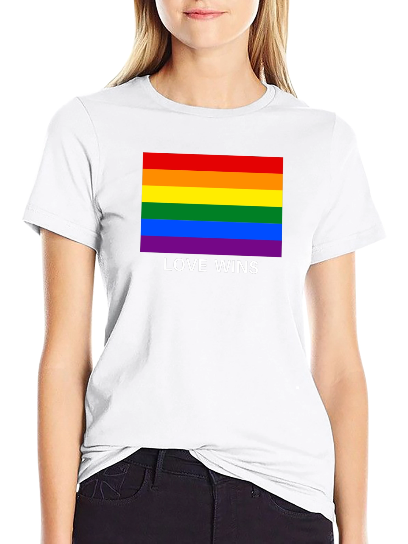 Love Wins Rainbow Pride T-Shirt