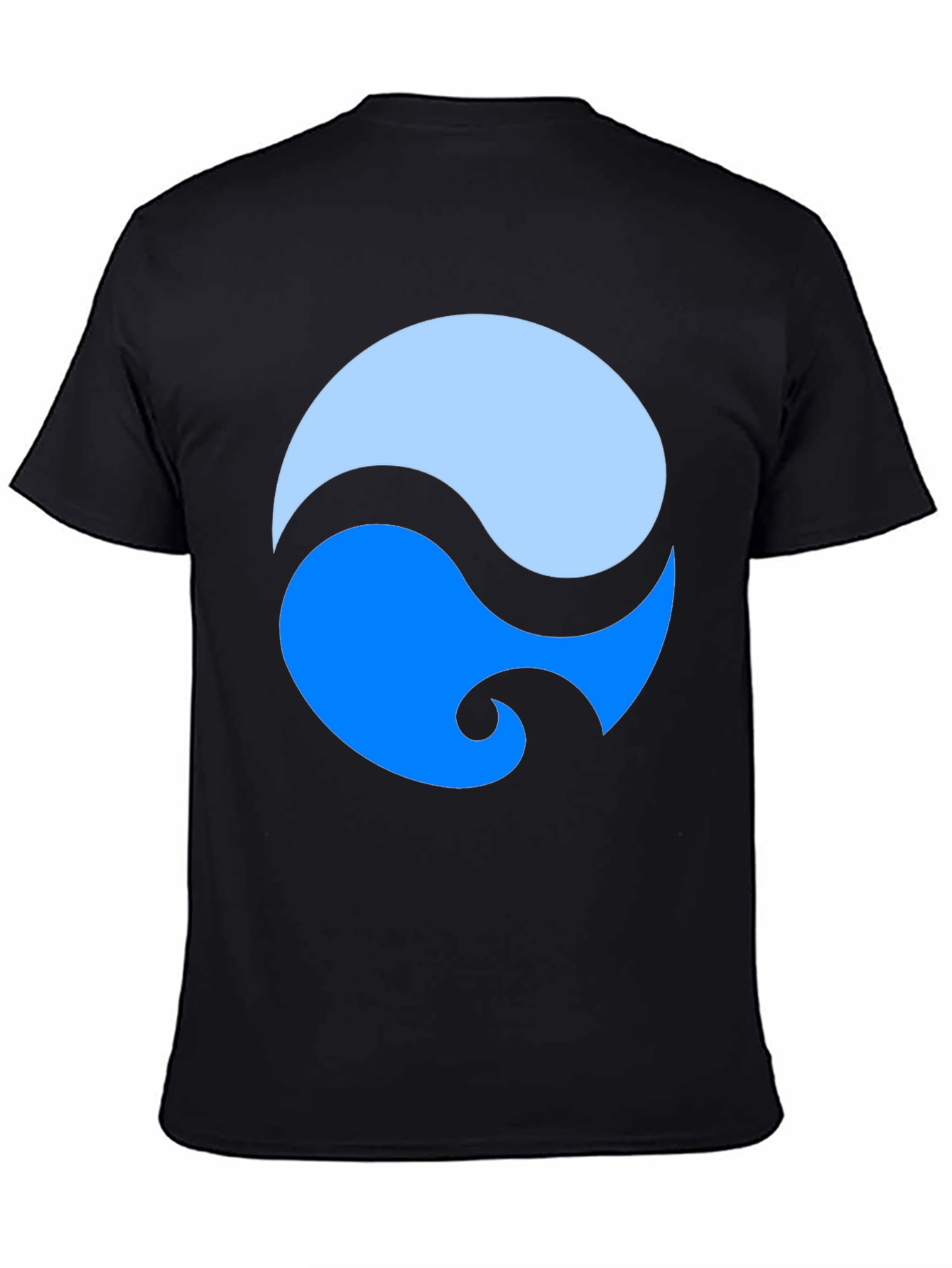 Yin Yang Style Graphic Tee - Modern Design