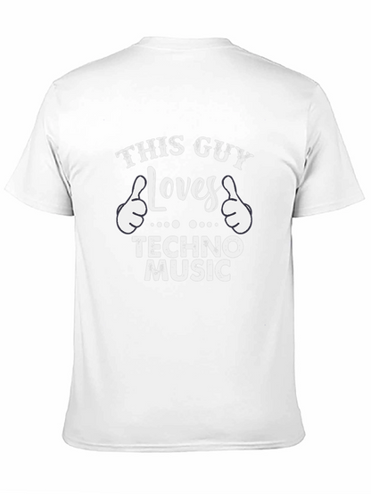 This Guy Loves Techno Music T-Shirt