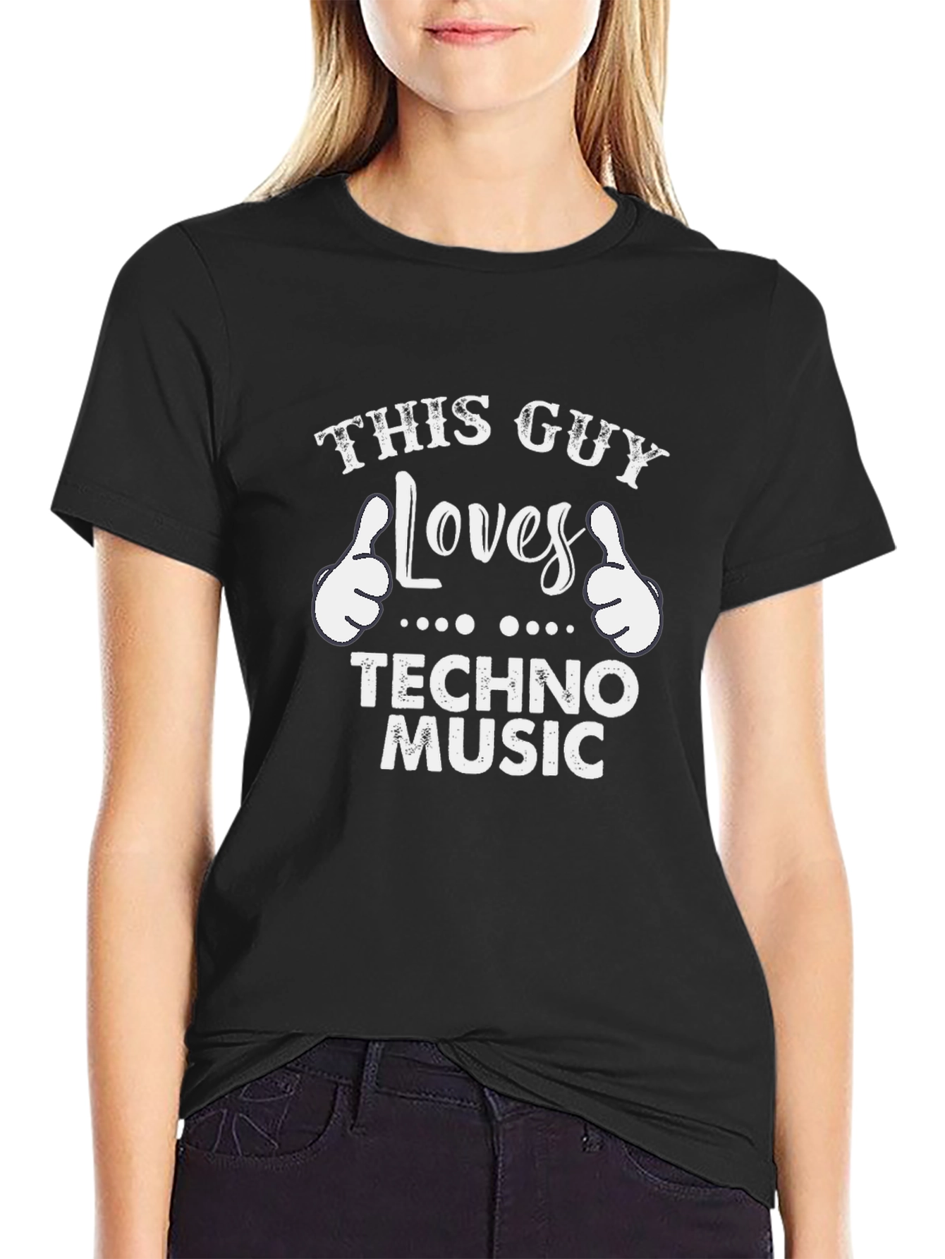 This Guy Loves Techno Music T-Shirt