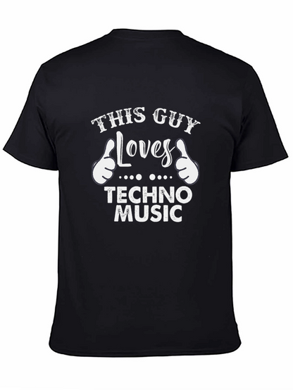This Guy Loves Techno Music T-Shirt