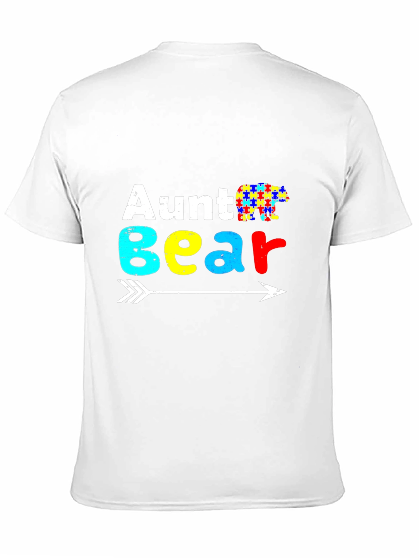 Aunt Bear Autism Awareness T-Shirt
