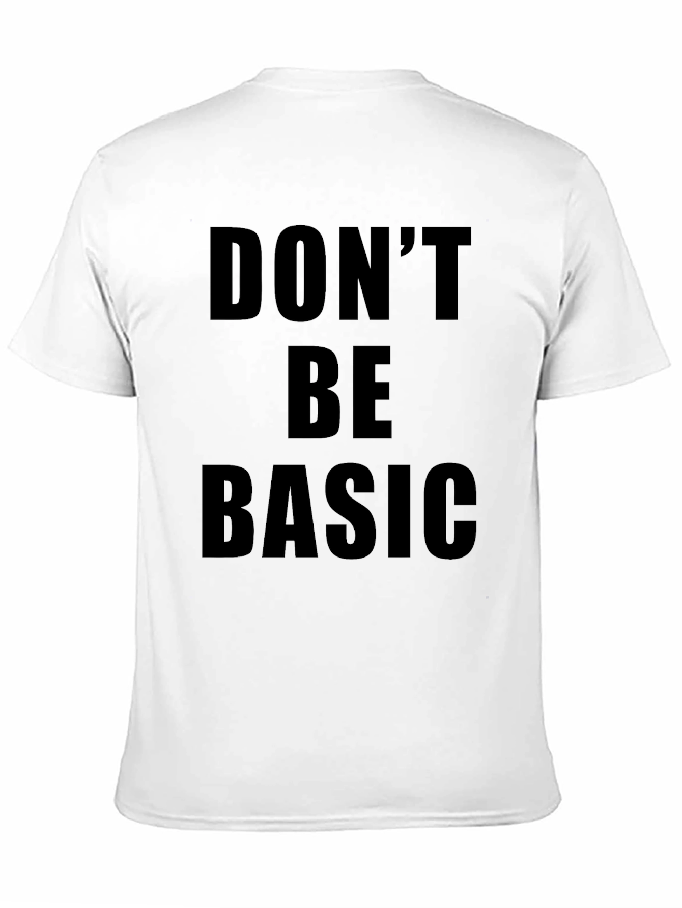 Dont Be Basic Graphic Tee - Black